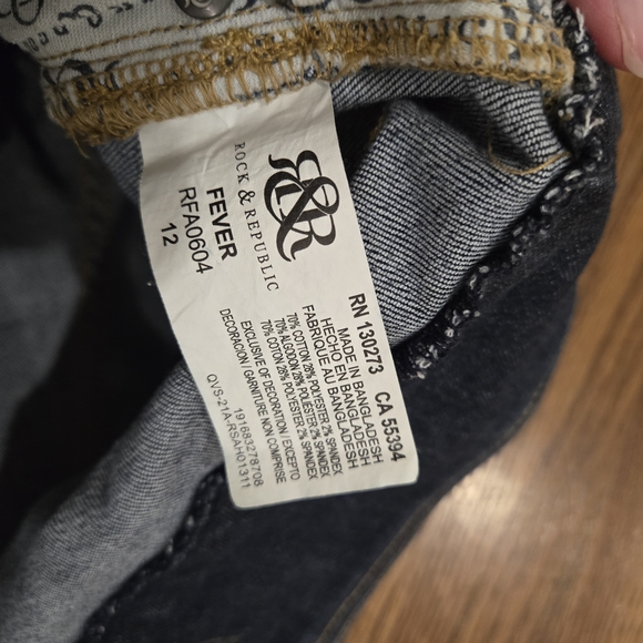 Rock & Republic Womens Denim Rx Fever Stretch 4.5" Short - Picture 7 of 8